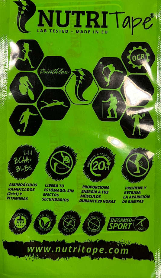 Nutritape, first nutrition patch for endurance athletes!